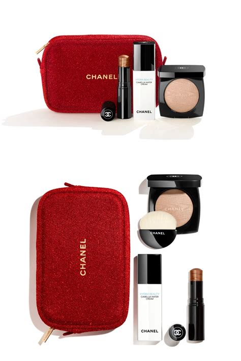 chanel gift set perfume and lipstick|chanel lipstick set with bag.